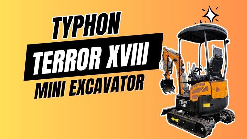 Top Compact & Mini Excavator Diggers- TYPHON Machinery