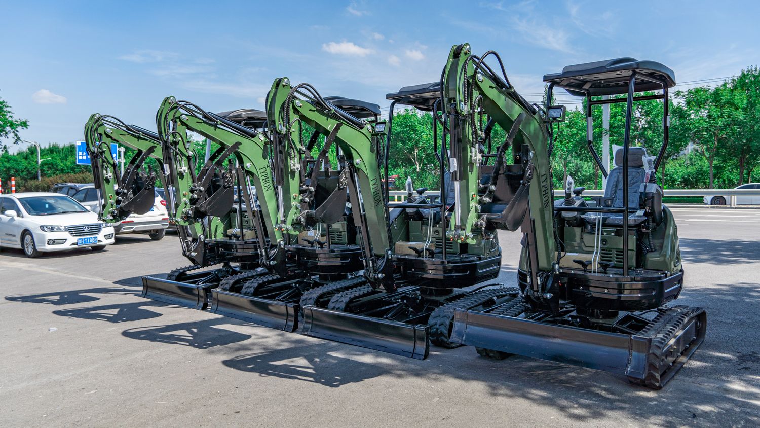 TYPHON TERROR XXV 2.5 Ton Mini Excavator KUBOTA Diesel