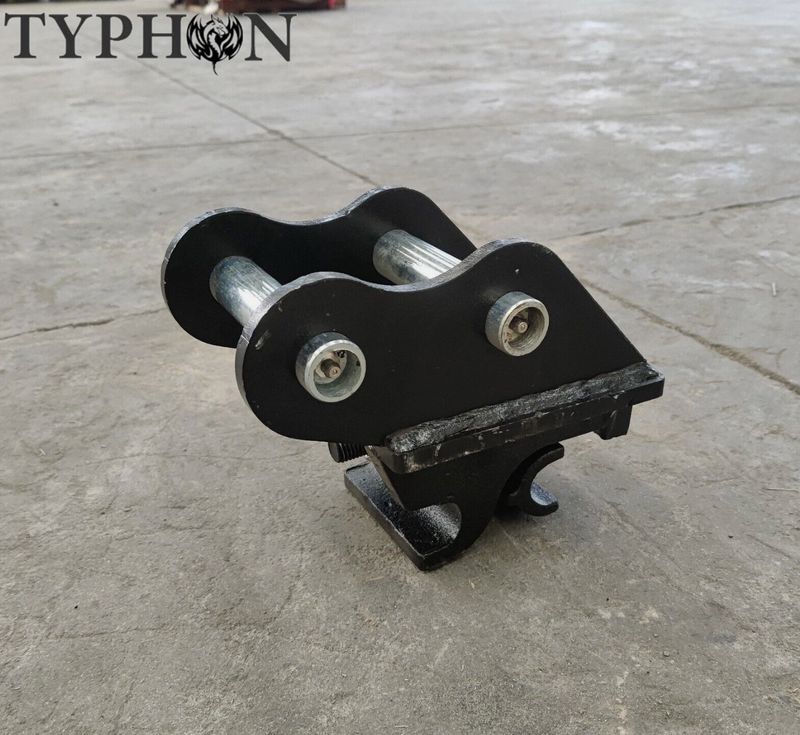 Top Compact & Mini Excavator Diggers- TYPHON Machinery 5-in-1 0.8-2 Ton Excavator Attachments Quick Coupler Bucket Ripper Auger Hammer