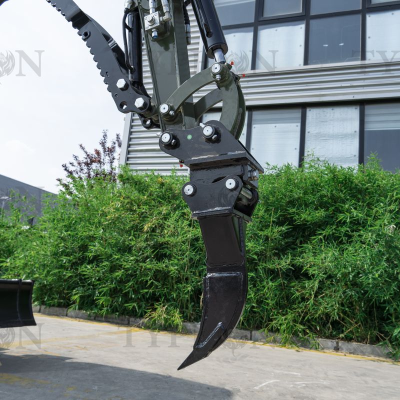 Top Compact & Mini Excavator Diggers- TYPHON Machinery TYPHON Ripper Hook Attachment Ripper Tooth Attachment USA for TERROR XXV and other 2.1-3 Ton Mini Excavators