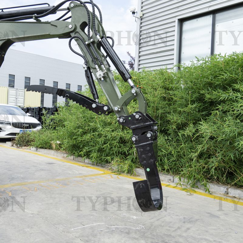Top Compact & Mini Excavator Diggers- TYPHON Machinery Tree Digging Blade Attachment Root Cutting Digging Blade for TERROR XXV and other 2.1-3 Ton Mini Excavators