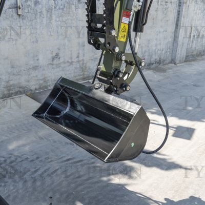 800mm Tilting Bucket Attachment Hydraulic Digging Bucket USA  for TERROR XXV and other 2.1-3 Ton Mini Excavators