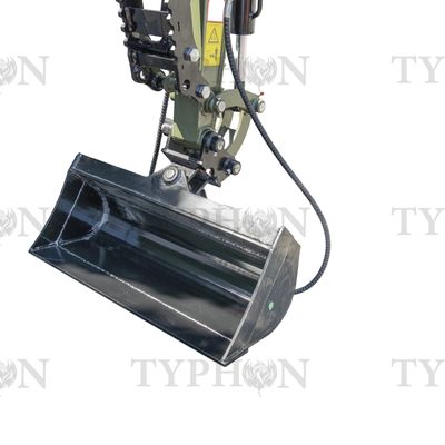 800mm Tilting Bucket Attachment For 2-3 ton Mini Excavator Hyd Digging Bucket USA