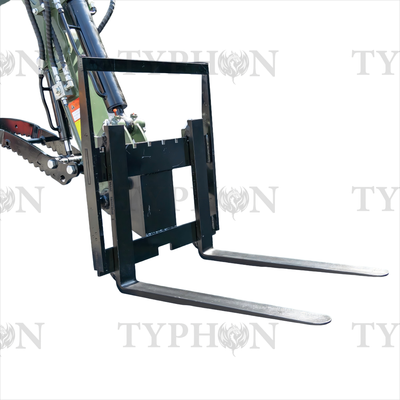 Pallet Fork Attachment Adjustable Stabilizer Bar USA for TERROR XXV and other 2.1-3 Ton Mini Excavators