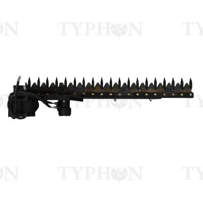 Top Compact & Mini Excavator Diggers- TYPHON Machinery Heavy-Duty Hedge Trimmer Attachment Tool Fit for TERROR XXV and other 2.1-3 Ton Mini Excavators USA