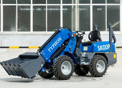New TYPHON Wheel Loader with Kubota D1105 engine 24 hp 1 ton Load USA