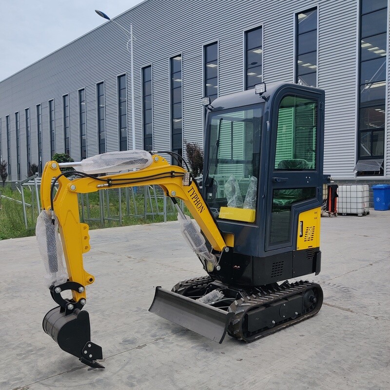 Top Compact & Mini Excavator Diggers- TYPHON Machinery TYPHON Terror X Mini Excavator – 2,500lb Trench Digger w Cabin USA