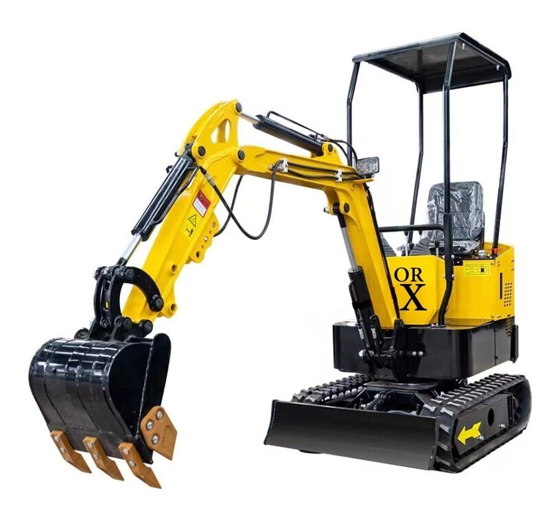 TYPHON TERROR X STORM Mini Excavator – 1 Ton Trench Digger with Canopy, Hydraulic Thumb Clip, Bucket USA TYPHON TERROR X STORM Mini Excavator – 1 Ton Trench Digger with Canopy, Hydraulic Thumb Clip, Bucket USA