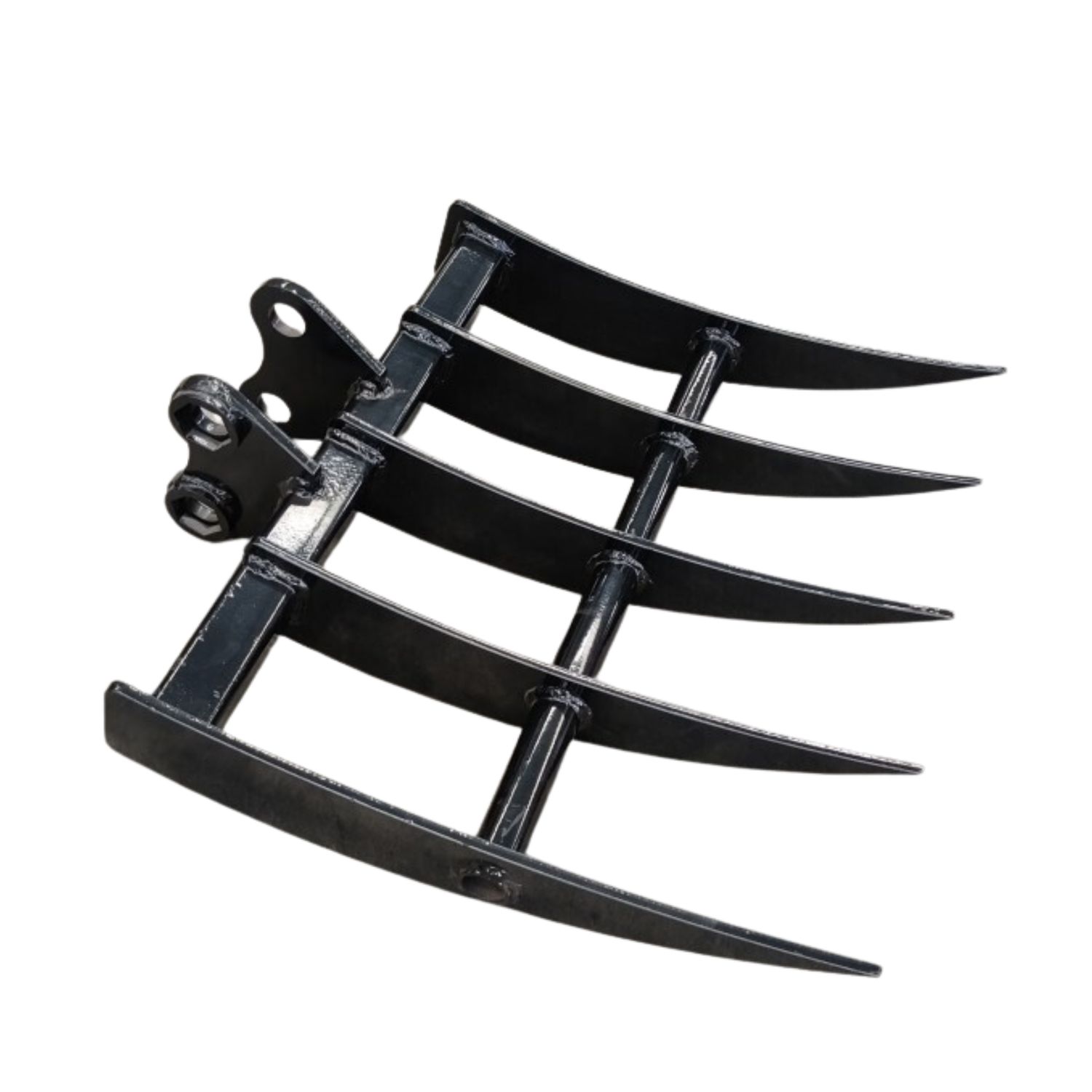 Rake: Mini Excavator Attachment for Grading, Leveling, Loosening , Removing Soil USA
