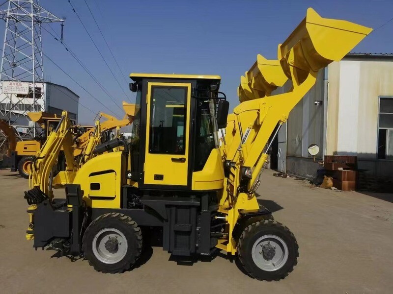 Top Compact & Mini Excavator Diggers- TYPHON Machinery Brand New TYPHON TERROR 4WD Backhoe Loader USA