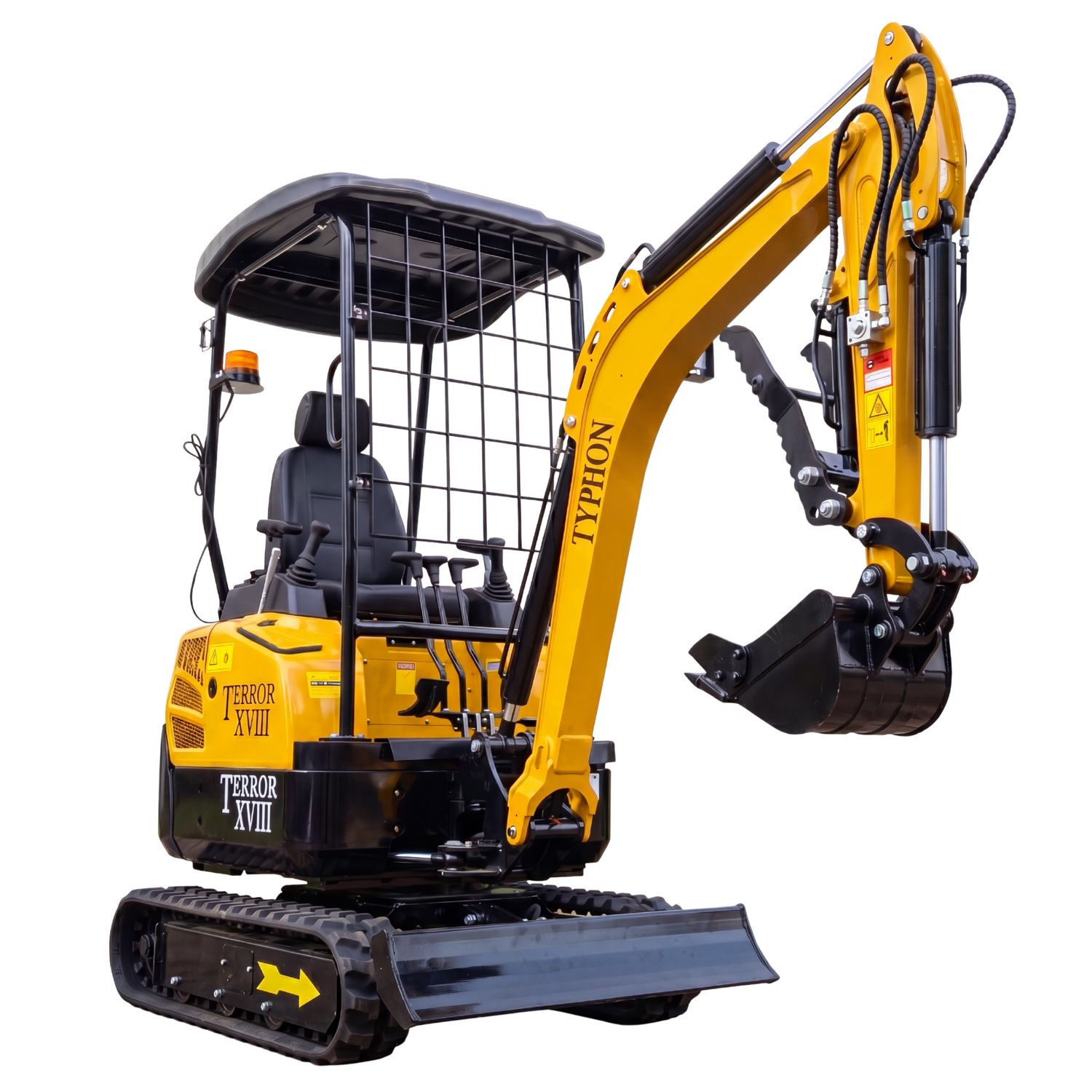 TYPHON TERROR XVIII Mini Excavator – 4000lbs Digger with 0.035 cbm Bucket USA TYPHON TERROR XVIII Mini Excavator – 4000lbs Digger with 0.035 cbm Bucket USA