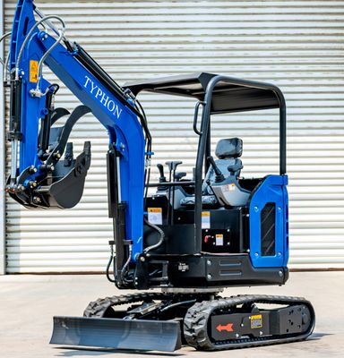 TYPHON TERROR X2 STORM Mini Excavator 2.5 Ton Diesel Kubota V1505 Engine USA