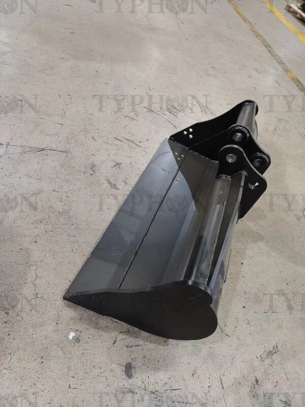 Top Compact & Mini Excavator Diggers- TYPHON Machinery TYPHON 2.5 Ton Mini Excavator Attachment Plain Bucket 800mm 31" Mud Bucket For TERROR X2 PRO