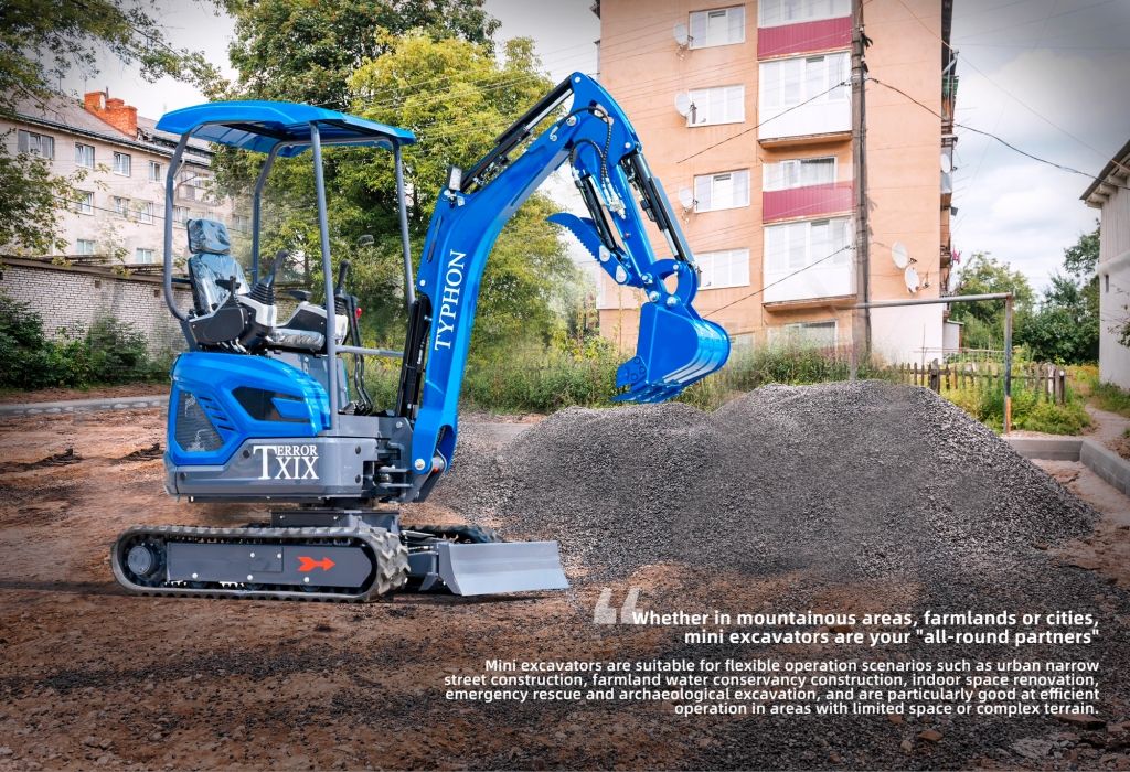 テックイン　希少　テックイン　希少 T-01 TYPHON TERROR XIX STORM Mini Excavator – 4000lbs Trench Digger