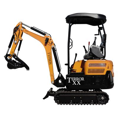 Top Compact & Mini Excavator Diggers- TYPHON Machinery 2025 4,000 lb TYPHON TERROR XX Mini Excavator Rubber Track with Kubota D902 Diesel Engine USA