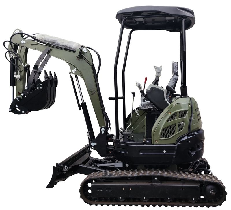 Top Compact & Mini Excavator Diggers- TYPHON Machinery TYPHON TERROR XXV 2.5 Ton Mini Excavator KUBOTA Diesel Engine USA