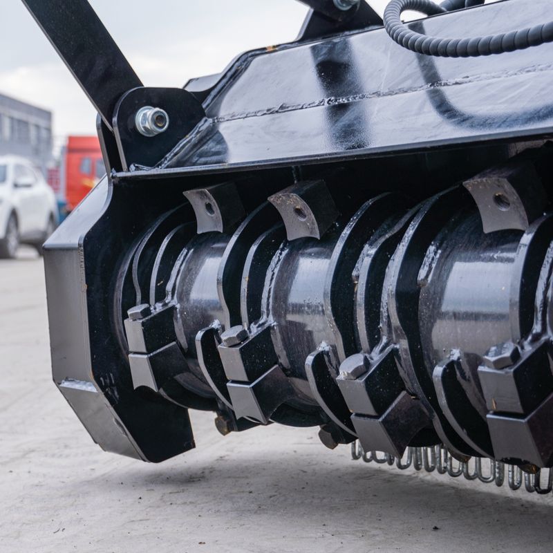 Top Compact & Mini Excavator Diggers- TYPHON Machinery Skid Steer Loader Mulcher
