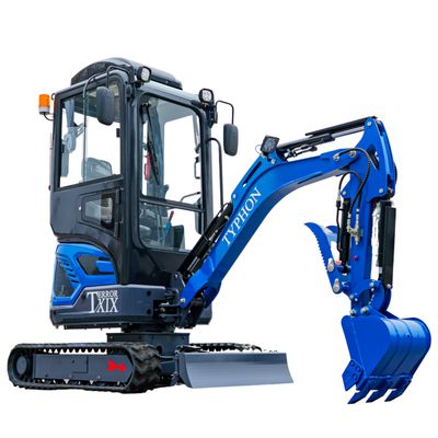 TYPHON TERROR XIX Prestige AC/Heater Cabin Mini Excavator 4200lbs 20.4 HP Kubota D902 with Boom Swing, Retractable Tracks TYPHON TERROR XIX Prestige AC/Heater Cabin Mini Excavator 4200lbs 20.4 HP Kubota D902 with Boom Swing, Retractable Tracks