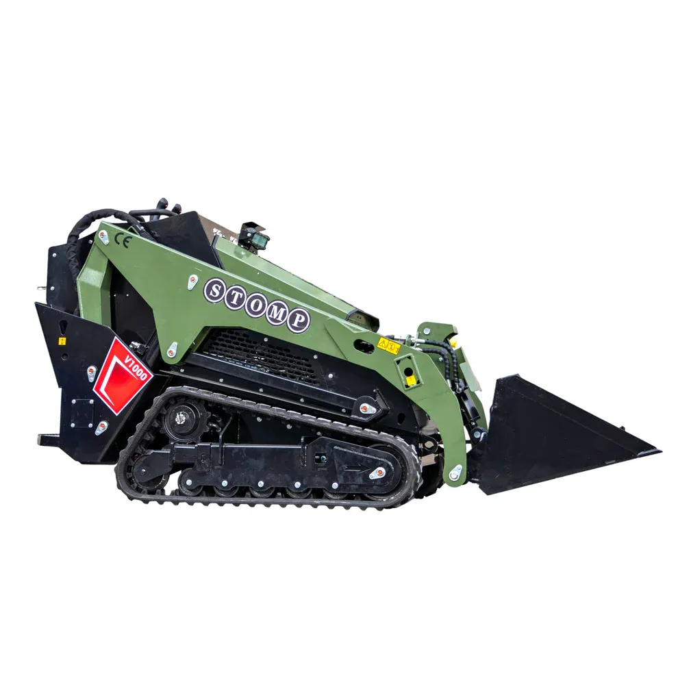 TYPHON Stomp V1000 24HP Kubota D1105 Water Cooled Diesel Skid Steer  Pilot Control