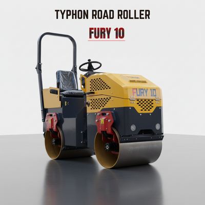 TYPHON Fury 10 Mini Road Roller 1Ton Hydraulic oil B&S 13.5hp gas USA air-cooled TYPHON Fury 10 Mini Road Roller 1Ton Hydraulic oil B&S 13.5hp gas USA air-cooled