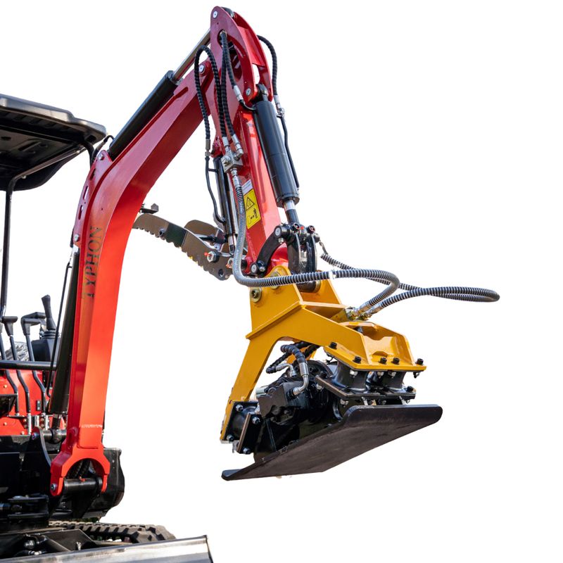 TYPHON Compatible Hydraulic Plate Compactor Attachment for Mini Excavators 2–3 T
