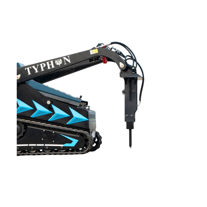 Hydraulic Rock & Concrete Breaker Hammer for TYPHON STOMP X1300 & STOMP 509 Mini Skid Steer Loader