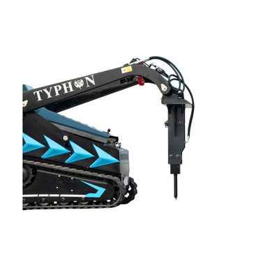 Hydraulic Rock & Concrete Breaker Hammer for TYPHON STOMP X1300 & STOMP 509 Mini Skid Steer Loader