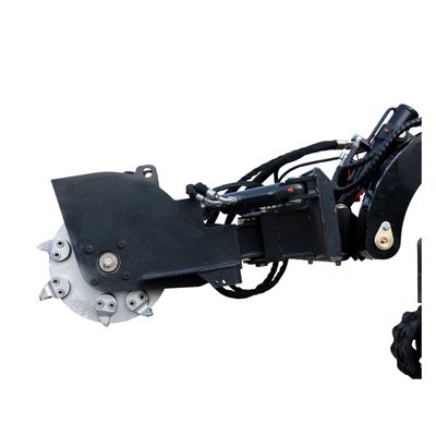 Hydraulic Swing Stump Grinder Attachment for TYPHON STOMP X1300 & STOMP 509 Mini Skid Steers