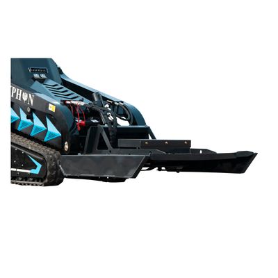 Heavy-Duty 3-Blade Hydraulic Brush Mower Attachment for TYPHON STOMP X1300 & STOMP 509 Mini Skid Steers