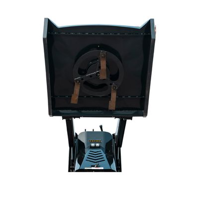 Heavy-Duty 3-Blade Hydraulic Brush Mower Attachment for TYPHON STOMP X1300 & STOMP 509 Mini Skid Steers Heavy-Duty 3-Blade Hydraulic Brush Mower Attachment for TYPHON STOMP X1300 & STOMP 509 Mini Skid Steers