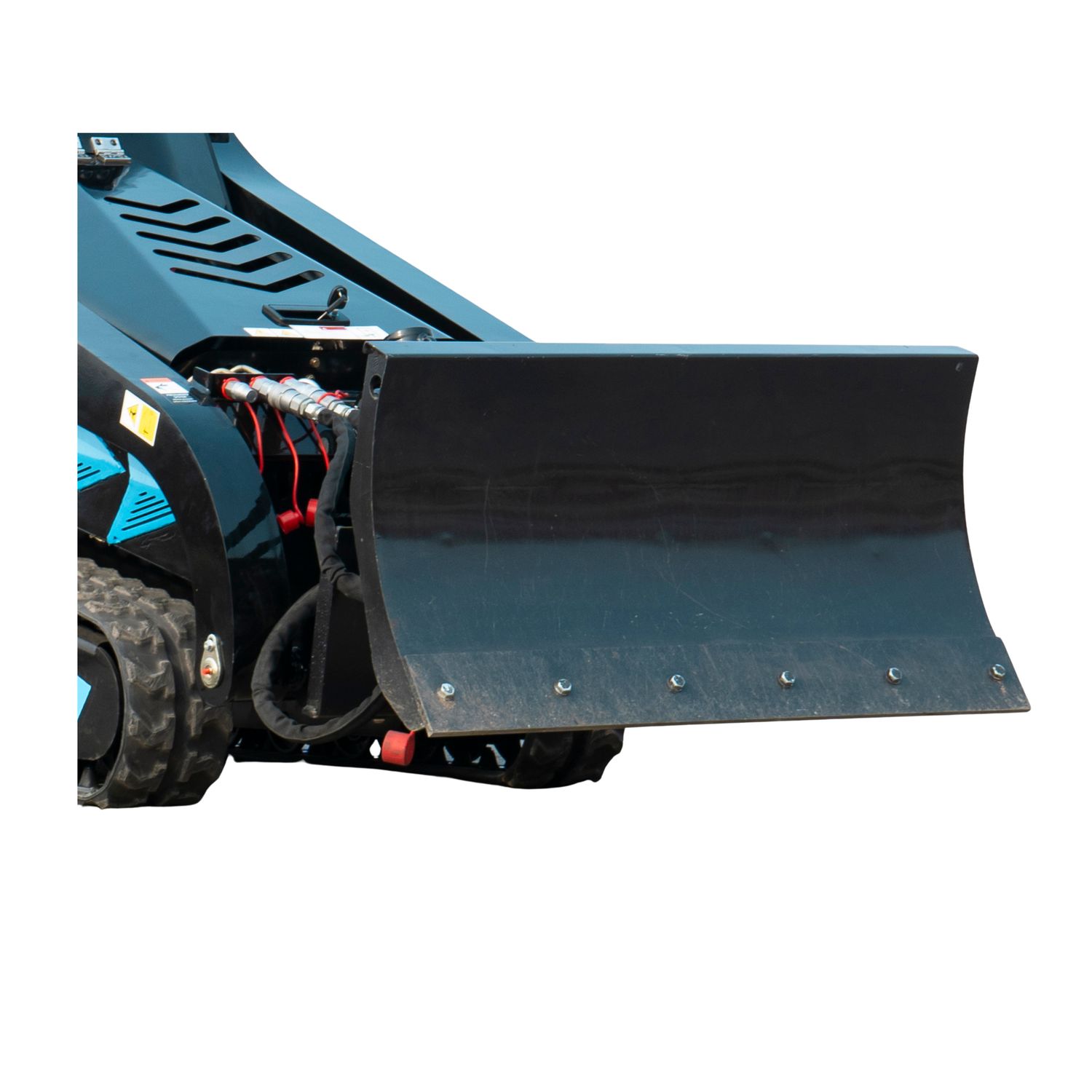 Hydraulic Angle Dozer Blade 30° for TYPHON STOMP X1300 &amp; STOMP 509 Mini Skid Steers – Heavy-Duty Grading &amp; Snow Attachment