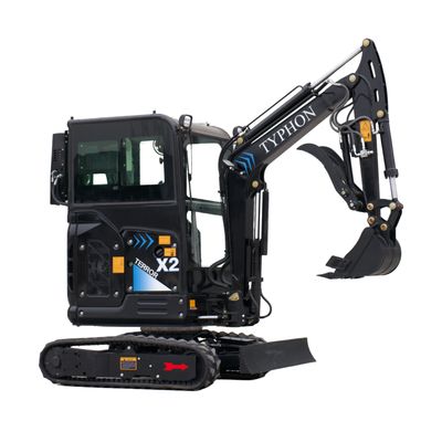 TYPHON TERROR X2 MAX 2.7-Ton Mini Excavator Powerful, Yanmar Engine, Cabin with A/C & Heater, Pilot Control, Boom Swing TYPHON TERROR X2 MAX 2.7-Ton Mini Excavator Powerful, Yanmar Engine, Cabin with A/C & Heater, Pilot Control, Boom Swing