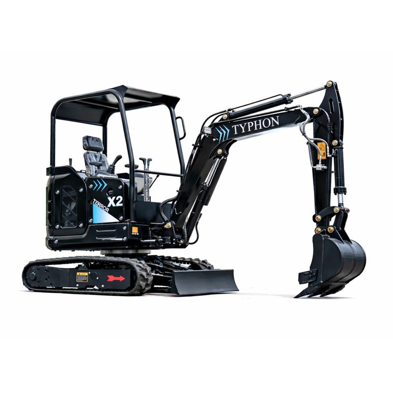 TYPHON TERROR X2 Max Canopy Mini Excavator Powerful 2.5 Ton Compact Machine with Yanmar Engine Advanced Hydraulic System TYPHON TERROR X2 Max Canopy Mini Excavator Powerful 2.5 Ton Compact Machine with Yanmar Engine Advanced Hydraulic System