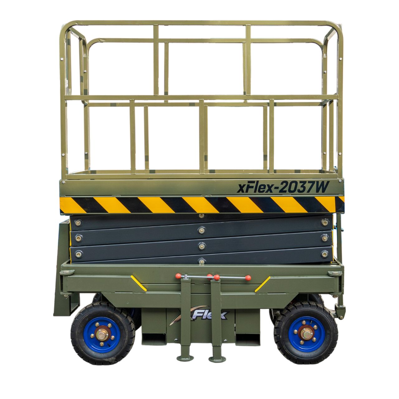 TYPHON xFlex-2037W Walk-Behind Scissor Lift comes with 20ft Working Height and Manual outriggers 1102 lbs load capacity 110V Electric TYPHON xFlex-2037W Walk-Behind Scissor Lift comes with 20ft Working Height and Manual outriggers 1102 lbs load capacity 110V Electric
