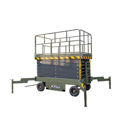 TYPHON xFlex-4065W Walk-Behind Scissor Lift 2.7 Ton with Assisted Walking, Manual outriggers of 40 ft lifting Height & 110V Electric TYPHON xFlex-4065W Walk-Behind Scissor Lift 2.7 Ton with Assisted Walking, Manual outriggers of 40 ft lifting Height & 110V Electric