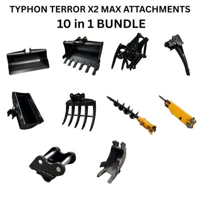 Ultimate 10 in 1 Attachment for TYPHON TERROR X2 Pro & X2 Max Mini Excavator Ultimate 10 in 1 Attachment for TYPHON TERROR X2 Pro & X2 Max Mini Excavator