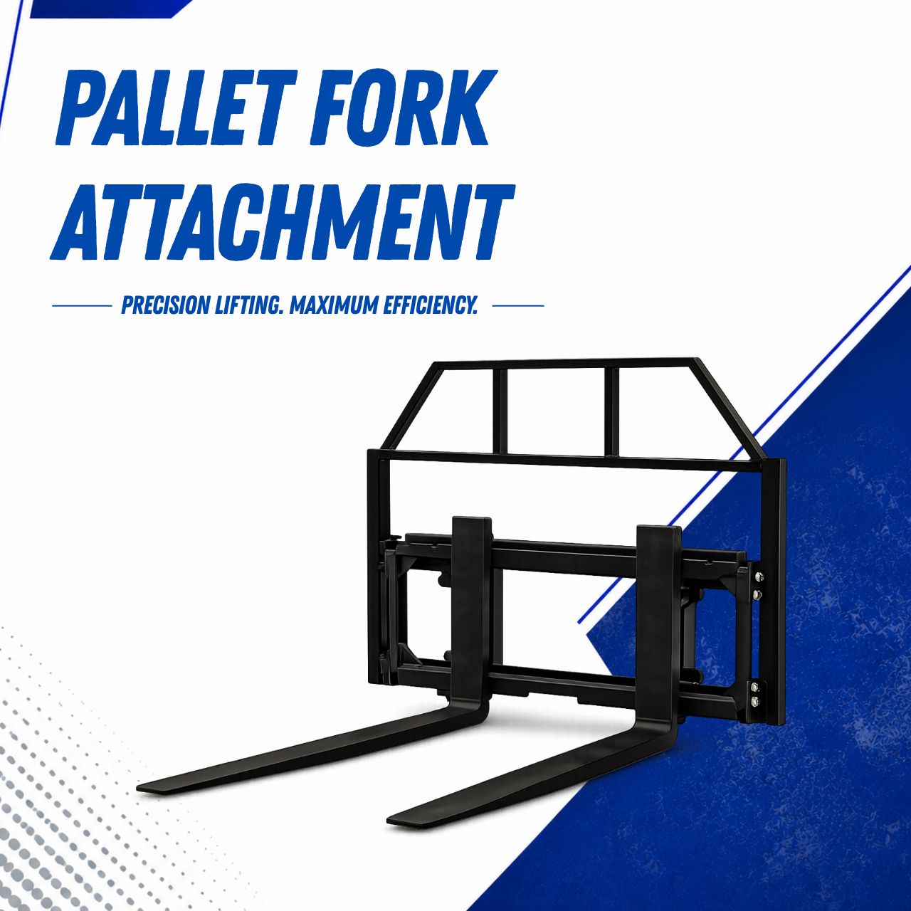 TYPHON Skoop Hydraulic Pallet Fork Attachment for Wheel Loader 43 Inch 11.1 GPM TYPHON Skoop Hydraulic Pallet Fork Attachment for Wheel Loader 43 Inch 11.1 GPM