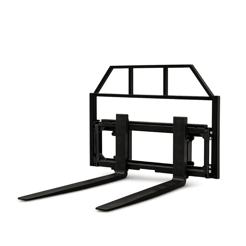 TYPHON Skoop Hydraulic Pallet Fork Attachment for Wheel Loader 43 Inch 11.1 GPM TYPHON Skoop Hydraulic Pallet Fork Attachment for Wheel Loader 43 Inch 11.1 GPM