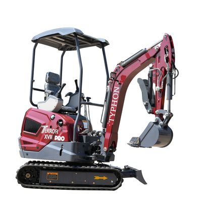 TYPHON TERROR XVII PRO 3800 lbs Mini Excavator Kubota Diesel, Hydraulic Thumb, Dozer Blade & Boom Swing TYPHON TERROR XVII PRO 3800 lbs Mini Excavator Kubota Diesel, Hydraulic Thumb, Dozer Blade & Boom Swing