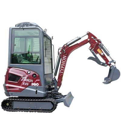 TYPHON TERROR XVII PRO Prestige Edition 4000 lb Enclosed Mini Excavator with Kubota Power & Advanced Hydraulics TYPHON TERROR XVII PRO Prestige Edition 4000 lb Enclosed Mini Excavator with Kubota Power & Advanced Hydraulics