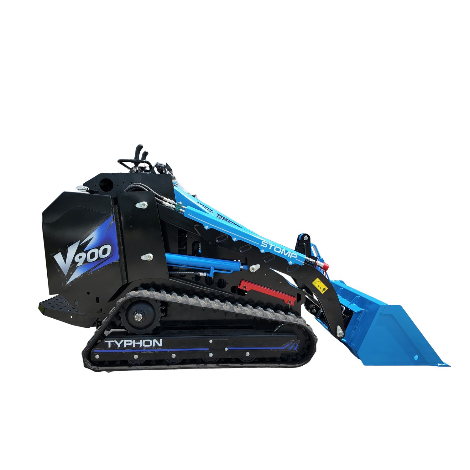Typhon Stomp V900  Mini Track Loader  Kubota D1105 25HP Diesel  Stand-On Skid Steer EPA / EU Stage V