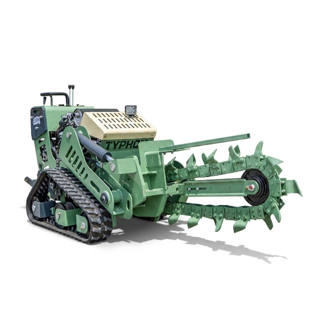 TYPHON GroundRipper GRX1 Compact Track Trencher  Konstructz Series w/ Honda GX690 22.1HP Engine