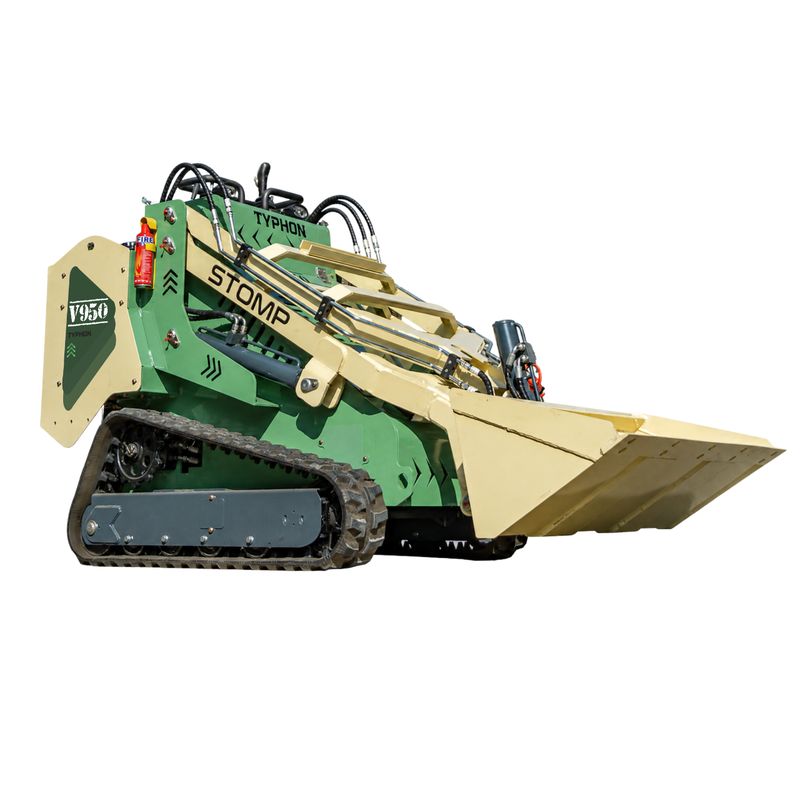 Typhon Stomp V950 Mini Skid Steer Track Loader - Konstructz Series 1.5 Ton 25HP Kubota D1105 Engine Typhon Stomp V950 Mini Skid Steer Track Loader - Konstructz Series 1.5 Ton 25HP Kubota D1105 Engine
