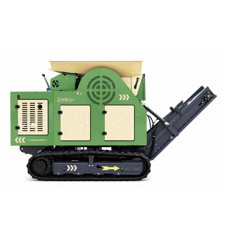 TYPHON STONEKRUSHER K3 Tracked Jaw Crusher – 24.8 HP Kubota D1105, 5–10 TPH, Self-Propelled Mobile Rock Crusher