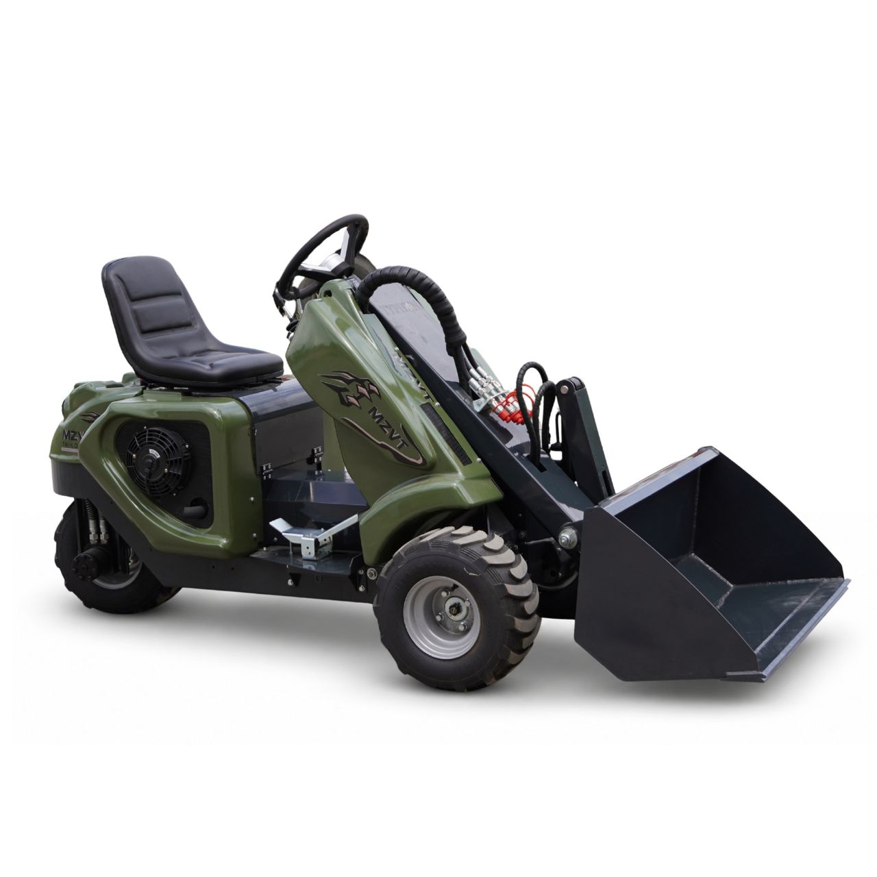 New TYPHON MZVT Compact Tri-Wheel Loader 22.1 HP Honda GX690 V-Twin Gas Engine, 360° Steering, 772 lb Load Capacity