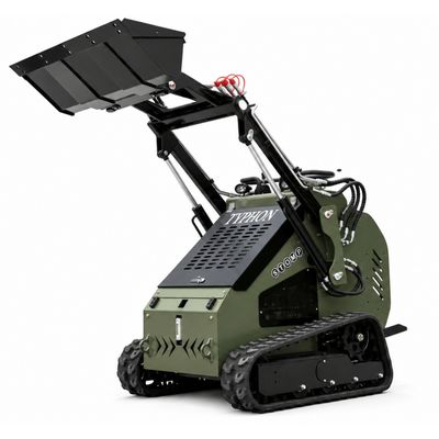 TYPHON STOMP 501 PRO 1,962 lb Skid Steer Loader - B&S 23 HP V-Twin Gas Engine with 3 Pump 3 Valve and Triangle Rubber Tracks TYPHON STOMP 501 PRO 1,962 lb Skid Steer Loader - B&S 23 HP V-Twin Gas Engine with 3 Pump 3 Valve and Triangle Rubber Tracks