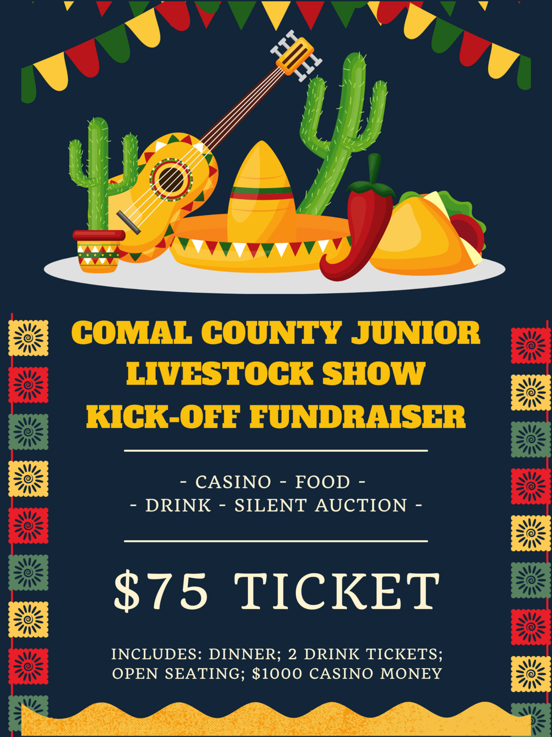 $75 CCJLSA Kick-Off Fundraiser Ticket