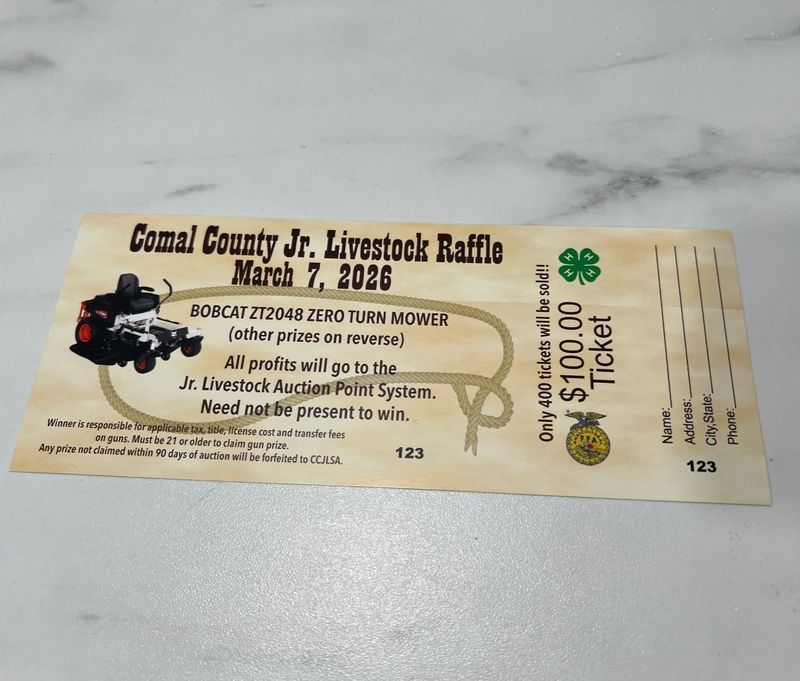 2026 Raffle Ticket