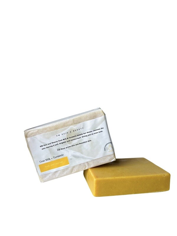 Goat Milk + Turmeric face and body beauty bar