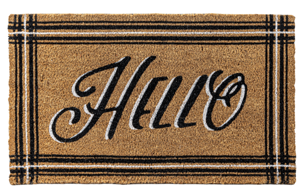 Hello Door Mat
